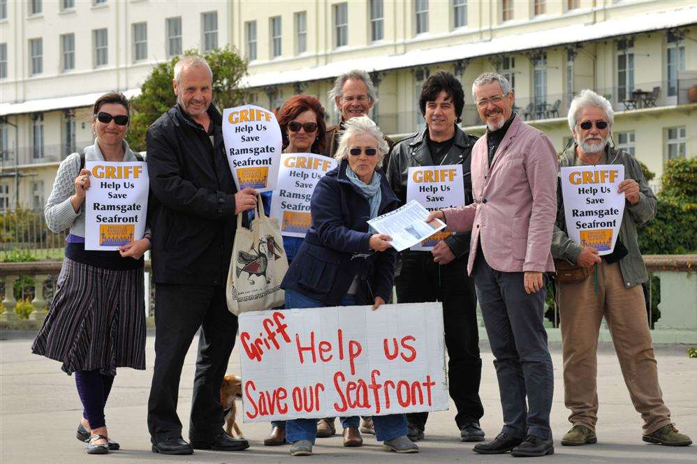 Griff Rhys Jones visits the project motorhouse site