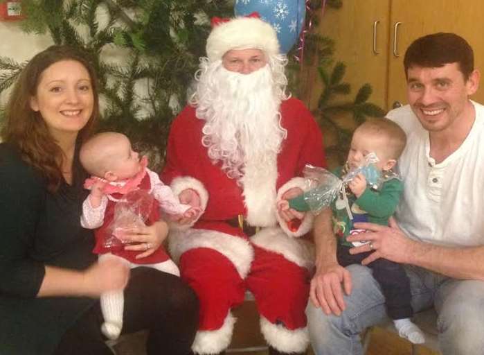 Ruth and Mark, with children Persephone and Ethan