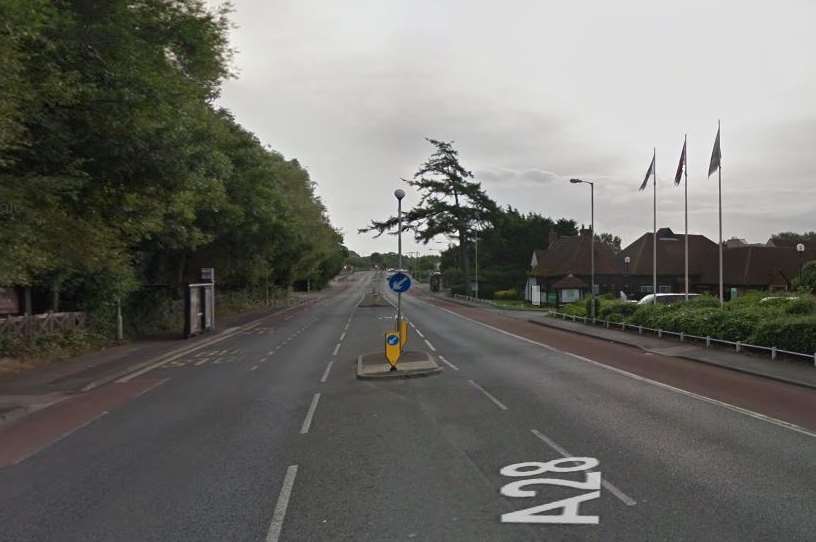 The accident happened on the Canterbury Road, Ashford.