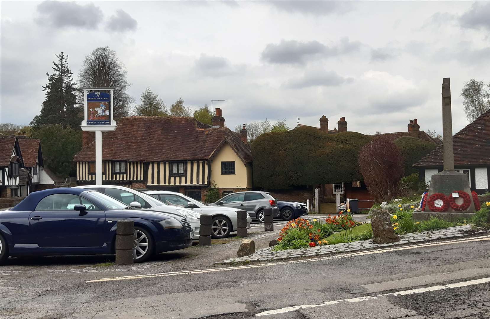 The village of Ightham, near Sevenoaks, where Mr Goodman resided