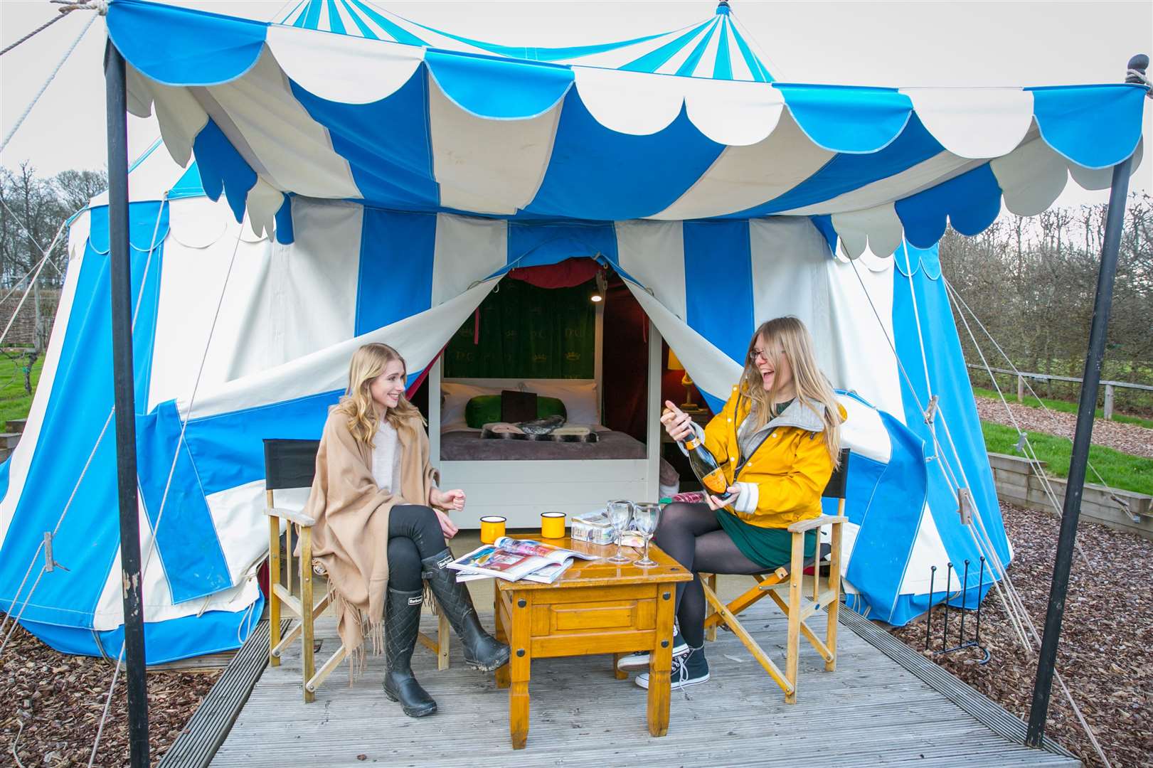 Leeds Castle Glamping. Picture: www.matthewwalkerphotography.com