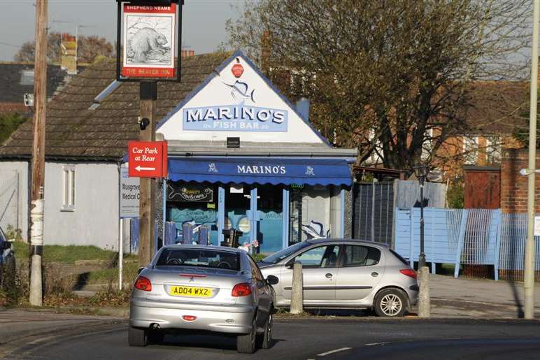 The scene of the tragedy in Beaver Road, Ashford