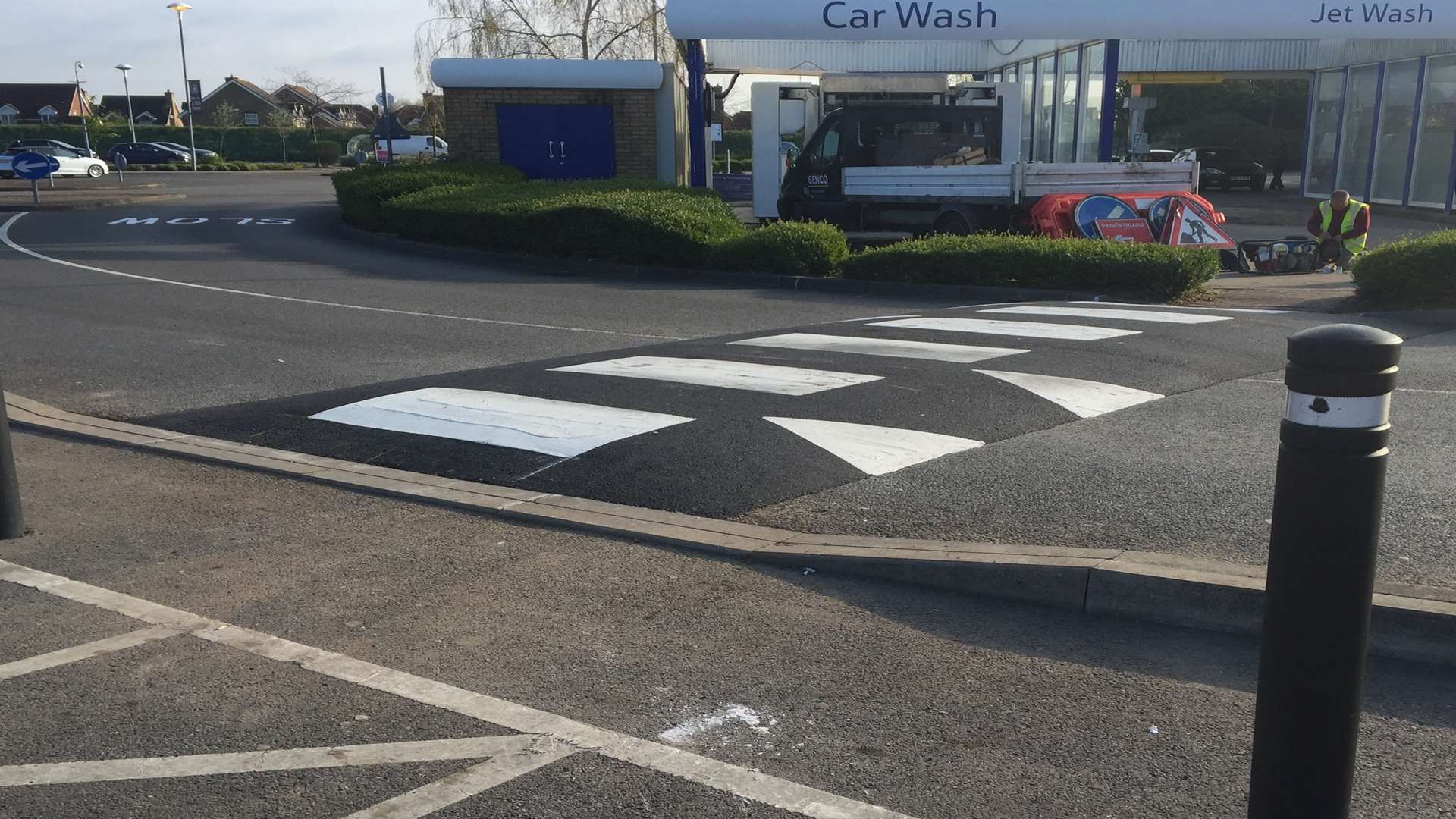 The new ramp at Tesco Extra Park Farm