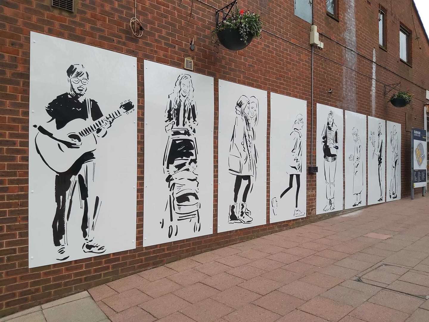 New artwork at Rainham Precinct created by David Frankum