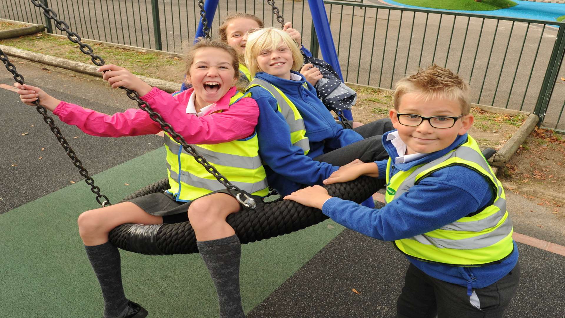 Fun and games at Woodlands Park in Gravesend as new playground enjoys ...