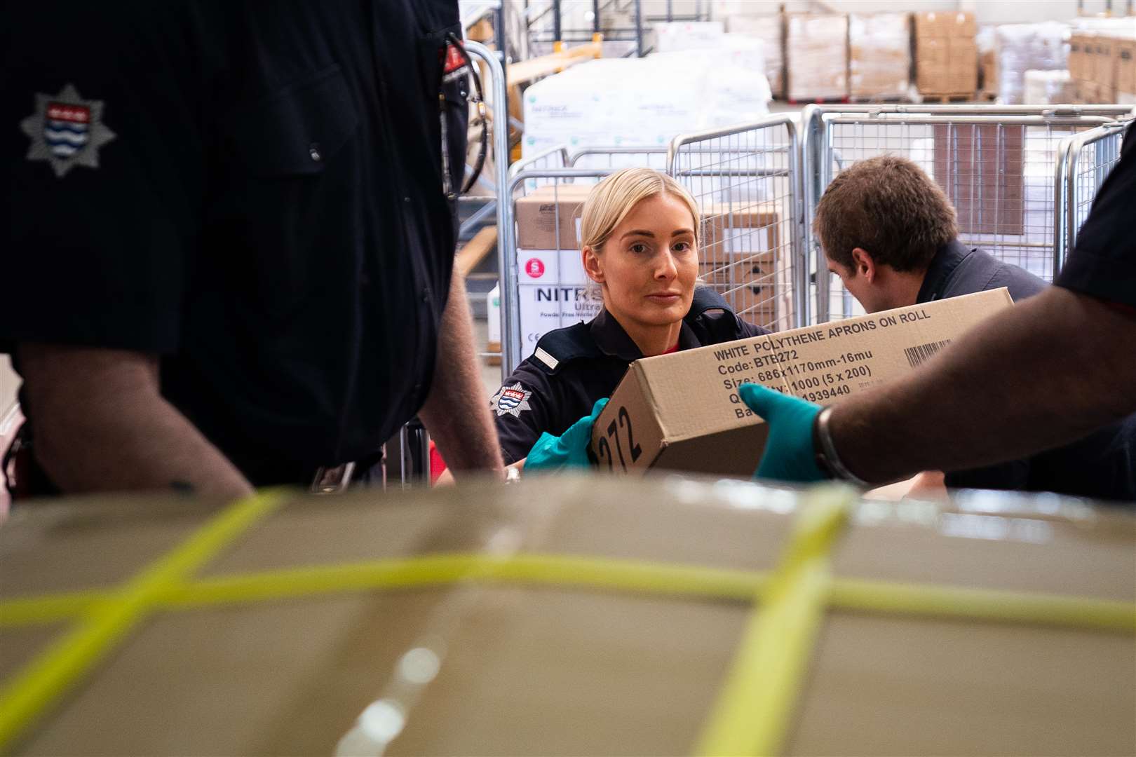 Many types of PPE are being delivered by LFB service personnel during the outbreak (Aaron Chown/PA)