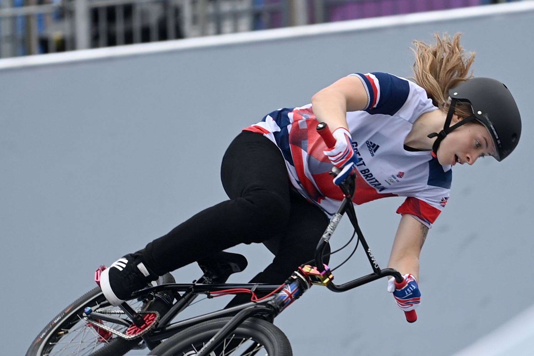 Charlotte Worthington during the seeding event (Marijan Murat/DPA/PA)