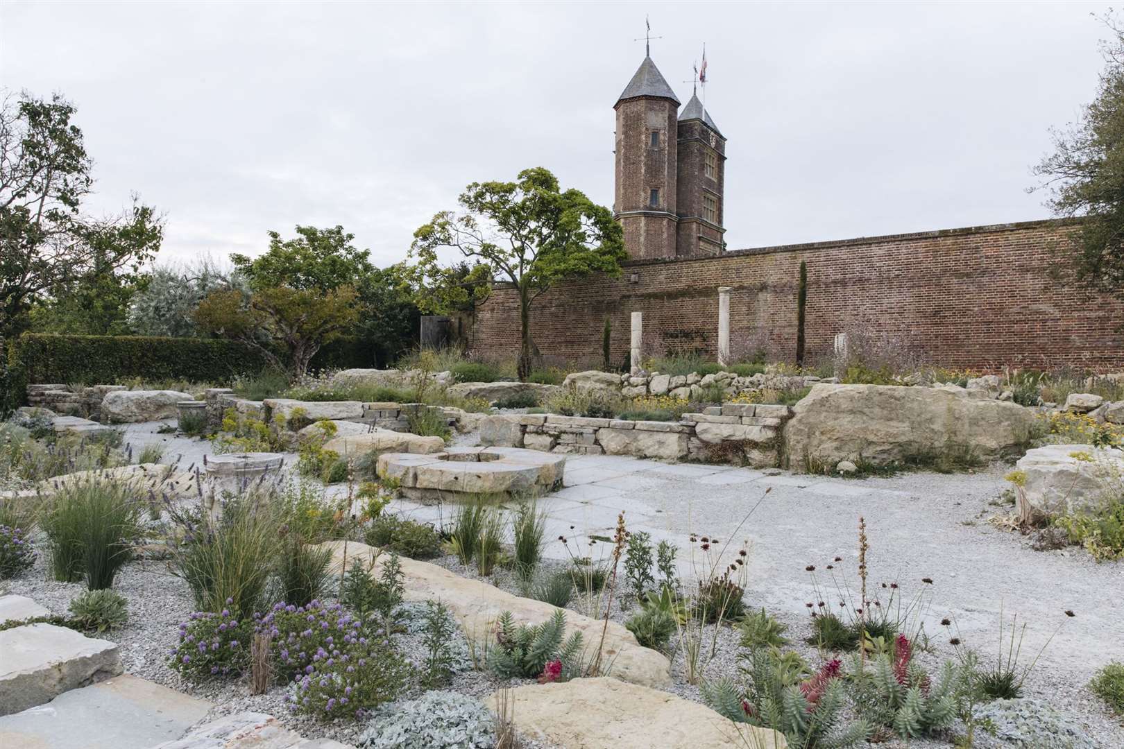 Take a stroll around the Sissinghurst Festive Market and stop off in the peaceful gardens. Picture: National Trust Images / Eva Nemeth