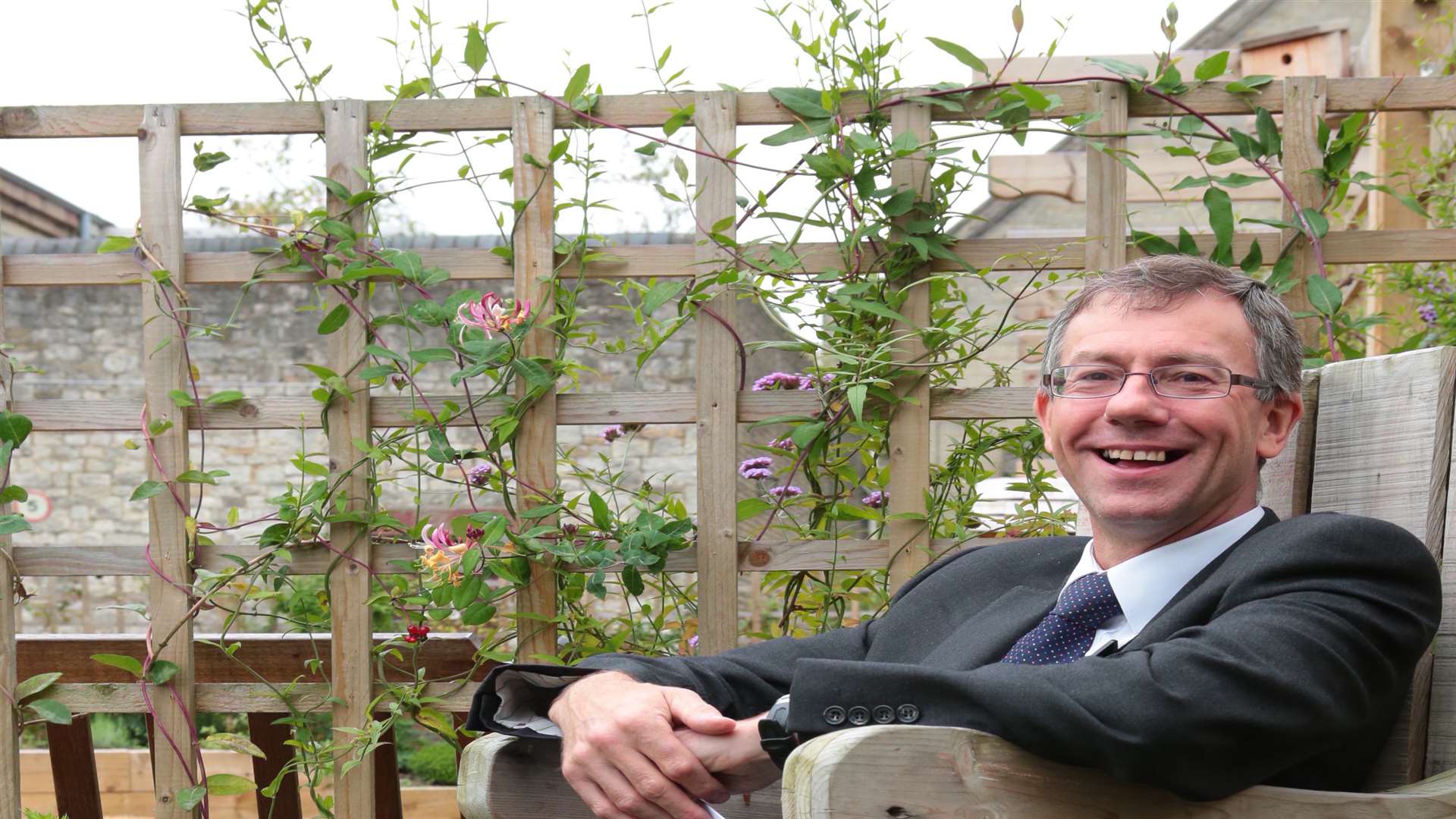 Head of NOMS Michael Spurr pictured at an event to celebrate inmates at Maidstone Prison winning The Windlesham Trophy, Prison Gardens Award Scheme