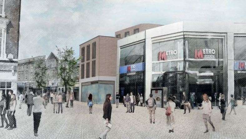 This is what plans from 2019 predicted a new hotel in Week Street, Maidstone, would look like