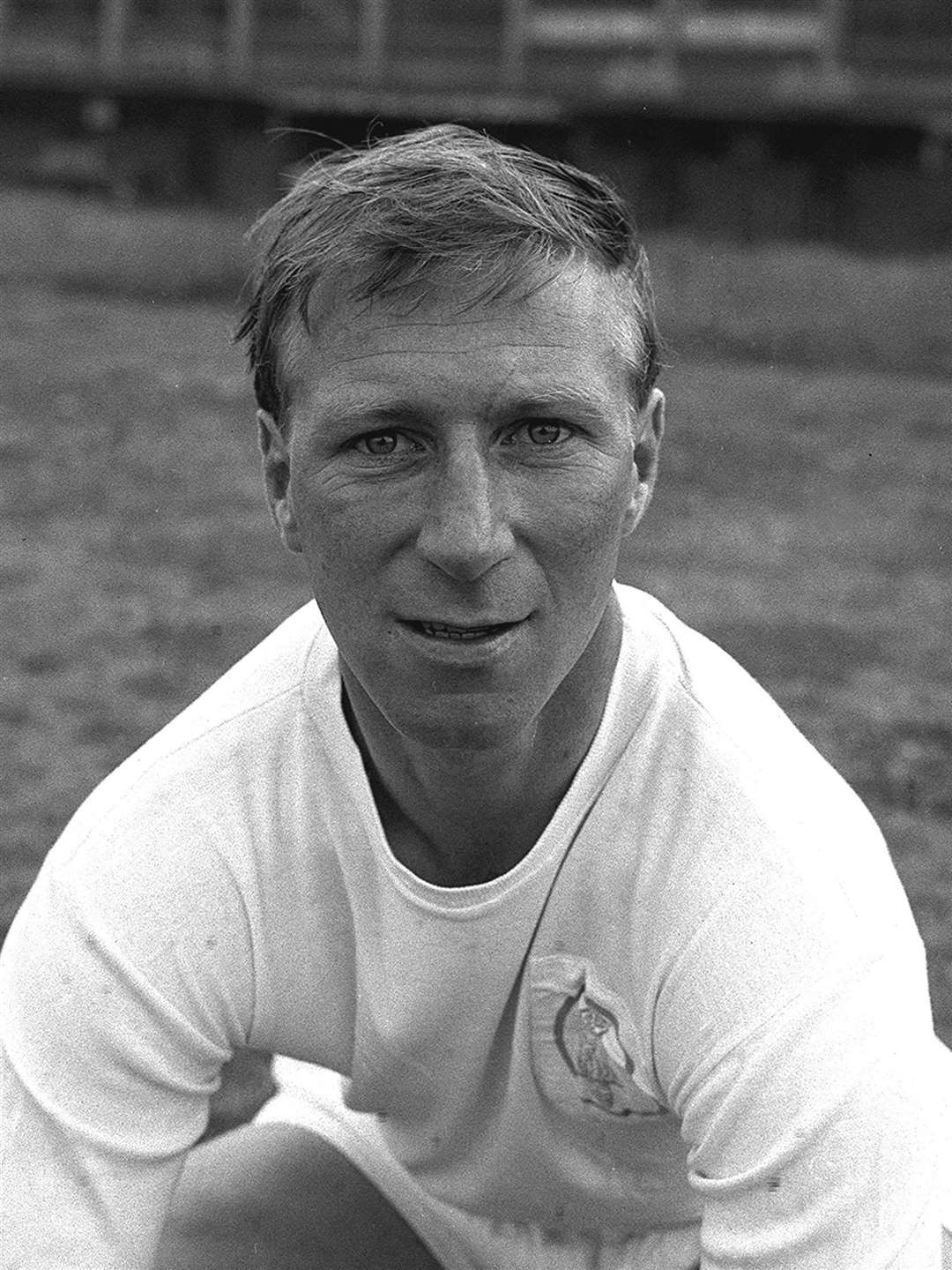 Jack Charlton in his Leeds United kit in 1966 (PA)