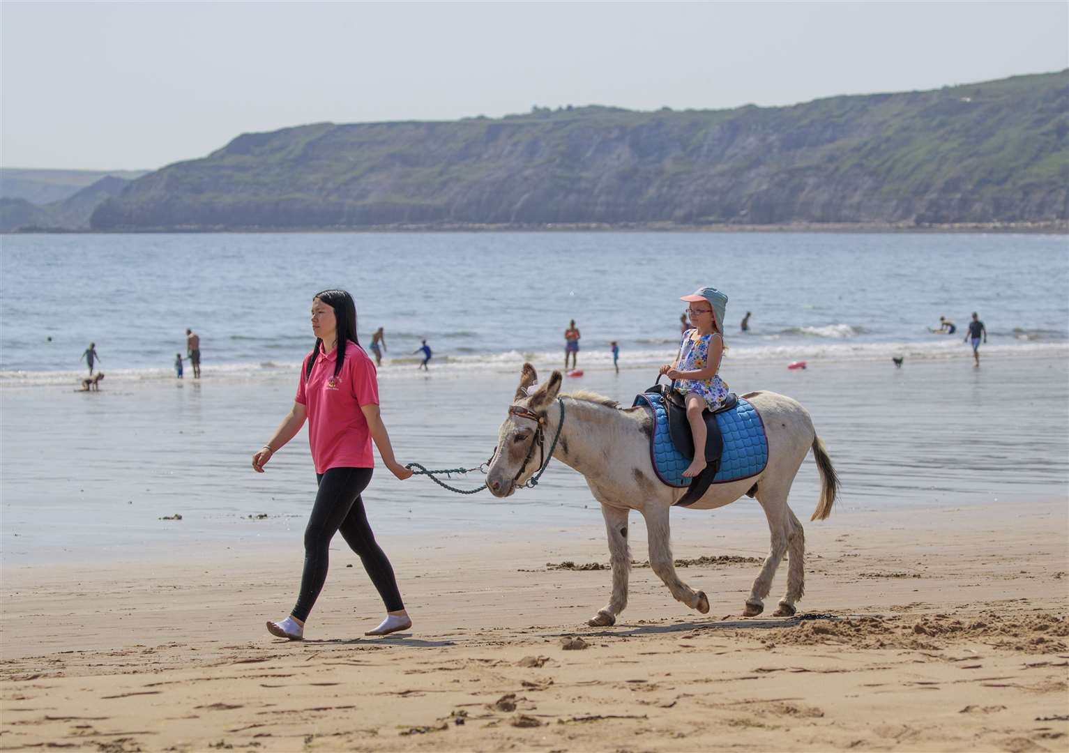 A June heatwave brought more people enjoy out to enjoy the sunny weather, including in Scarborough (Danny Lawson/PA)