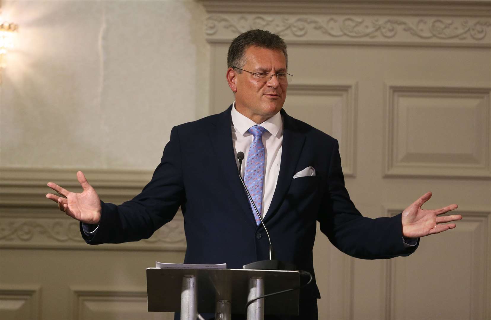 European Commission vice-president Maros Sefcovic (Brian Lawless/PA)