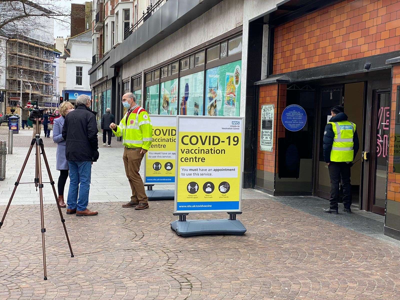 The former Debenhams - now Folca - in Folkestone will be opened up for walk-in vaccinations. Picture: Barry Goodwin