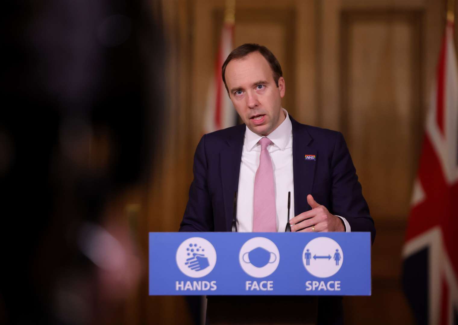 Matt Hancock announced his resignation earlier today. Picture: Pippa Fowles/No 10 Downing Street