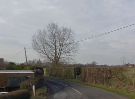 Police were called to Churn Lane, Horsmonden. Pic: Google