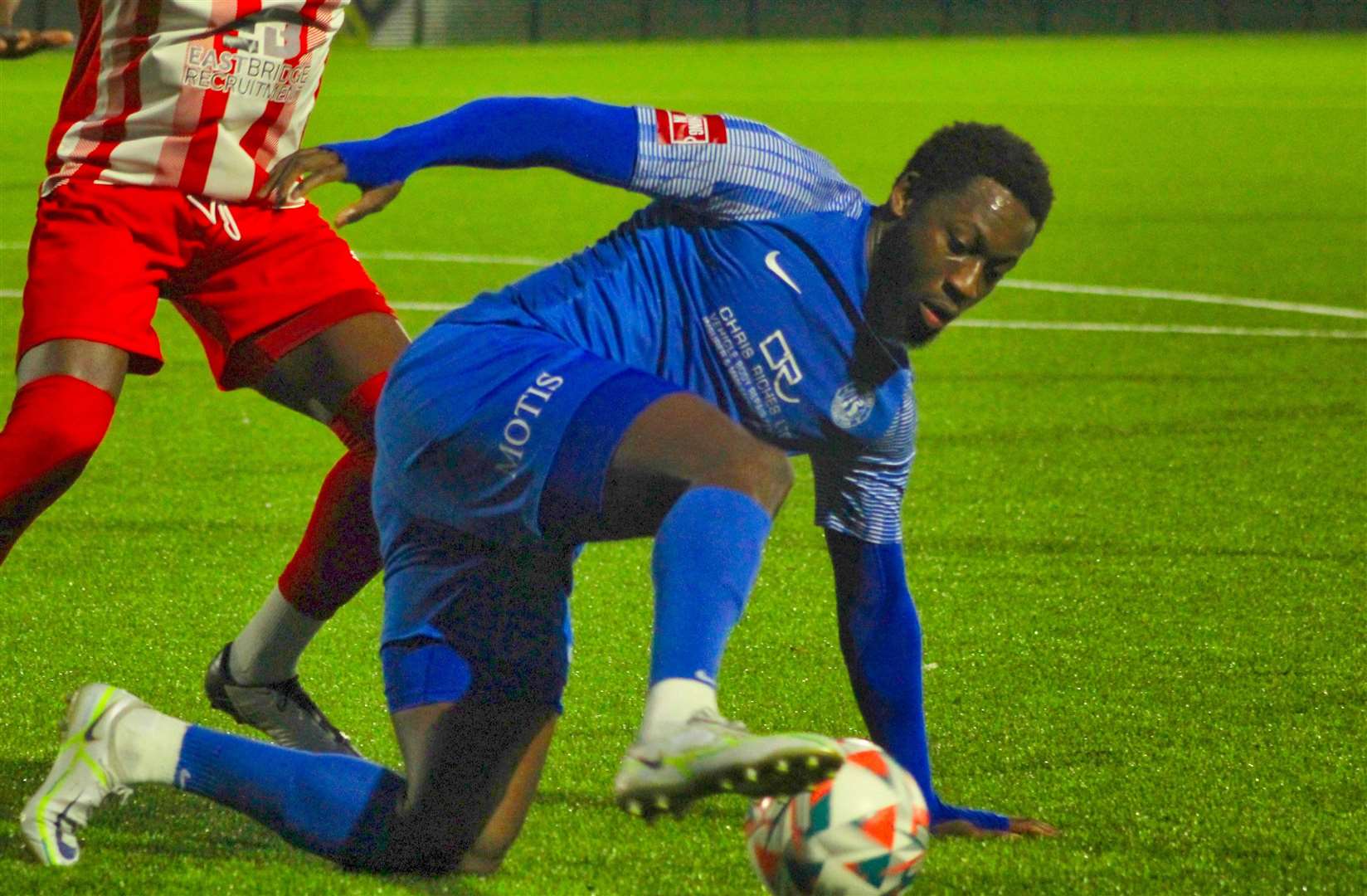 Frontman Marcel Barrington scored a stunning midweek free-kick. Picture: Keith Davy