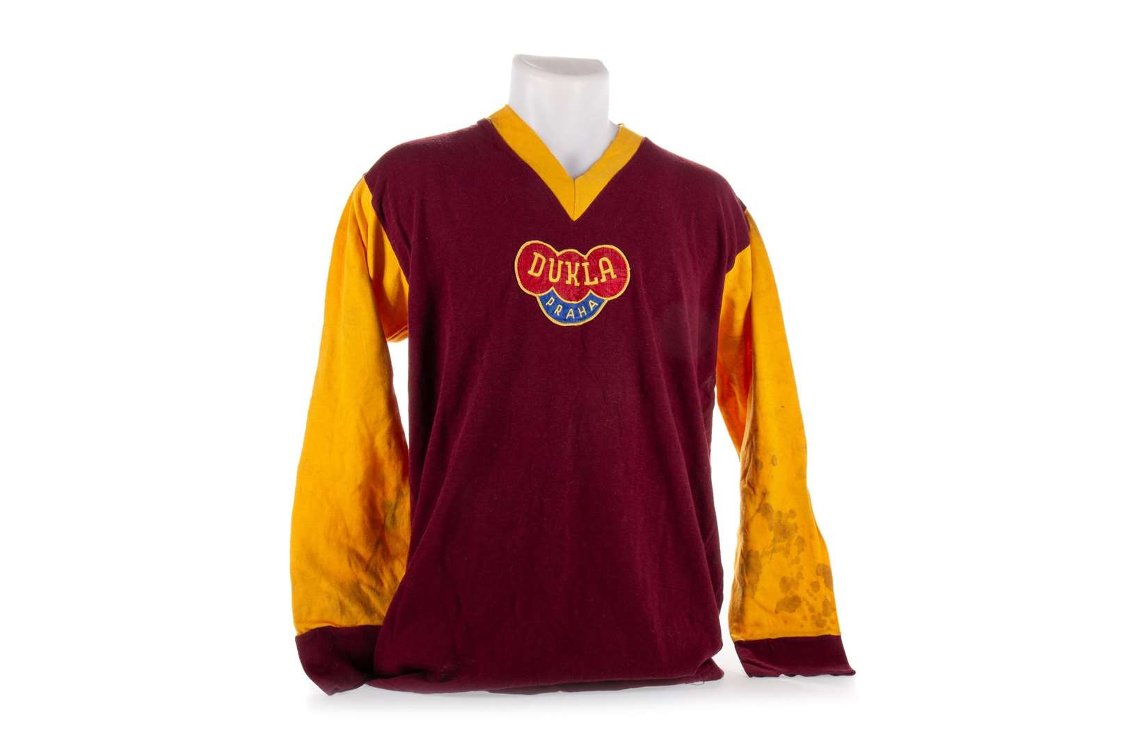 The Dukla Prague 1967 European Cup jersey sold for £14,800 (McTear’s/PA)