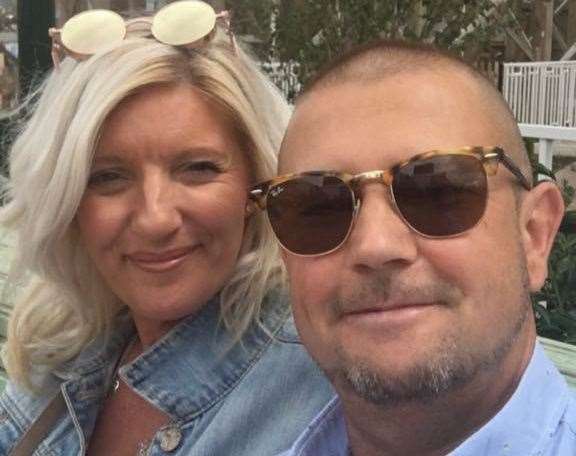 Kerry Brown has been left heartbroken at the death of her husband Russ after he was involved in a crash on his motorbike near Canterbury