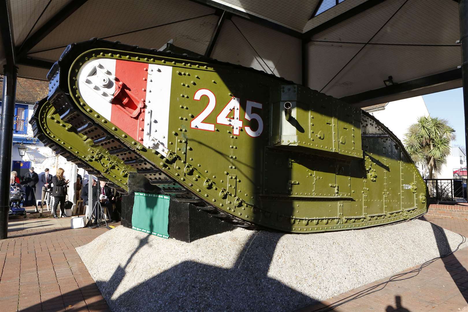 Ashford's First World War tank. Picture: Andy Jones