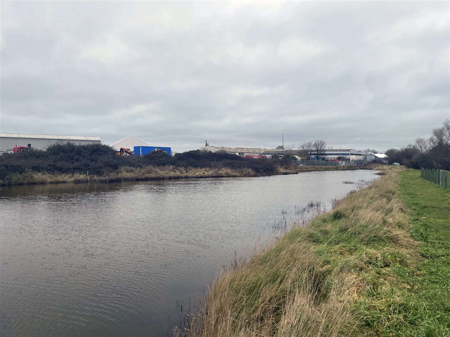 Land at the back of Stanley Avenue on Sheppey is up for auction. Picture: Clive Emson