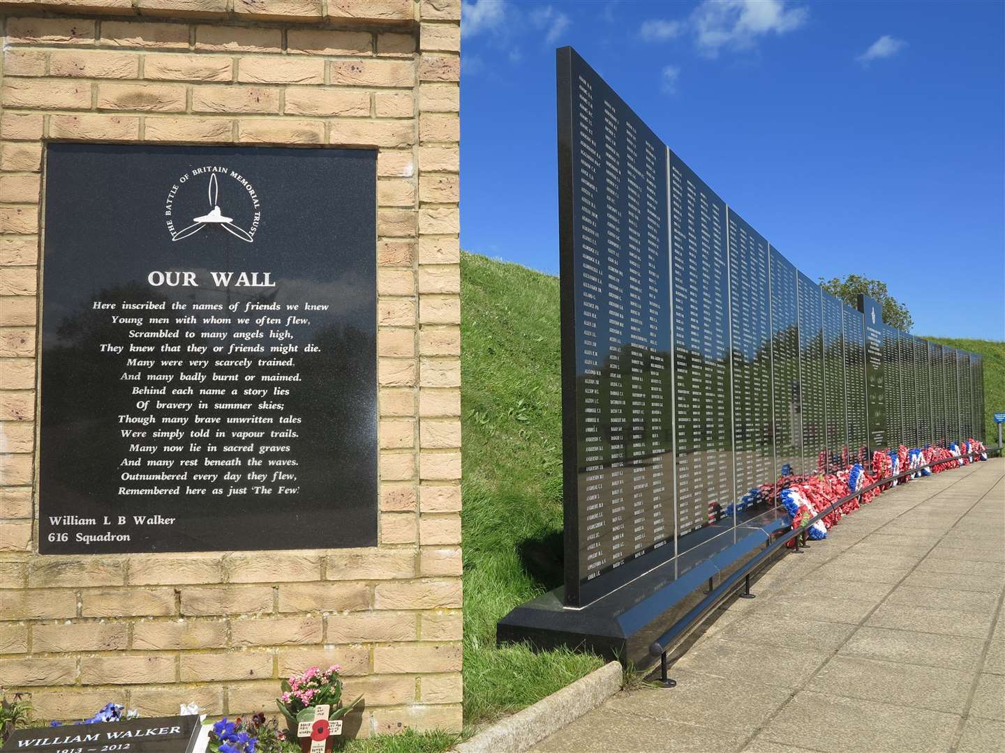 Battle of Britain Memorial at Capel-le-Ferne, just outside Folkestone