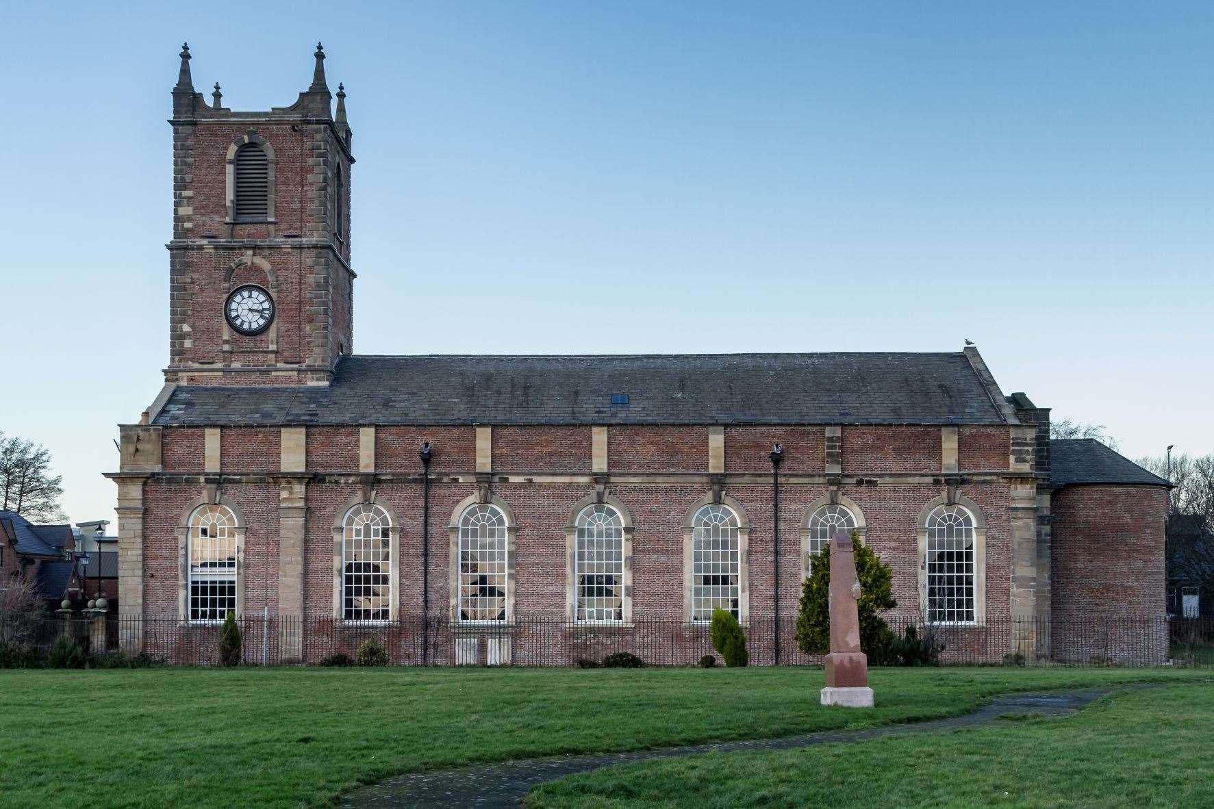 Work was carried out during lockdown to restore the Grade I Georgian listed building into an event space (Mike Veitch/PA)