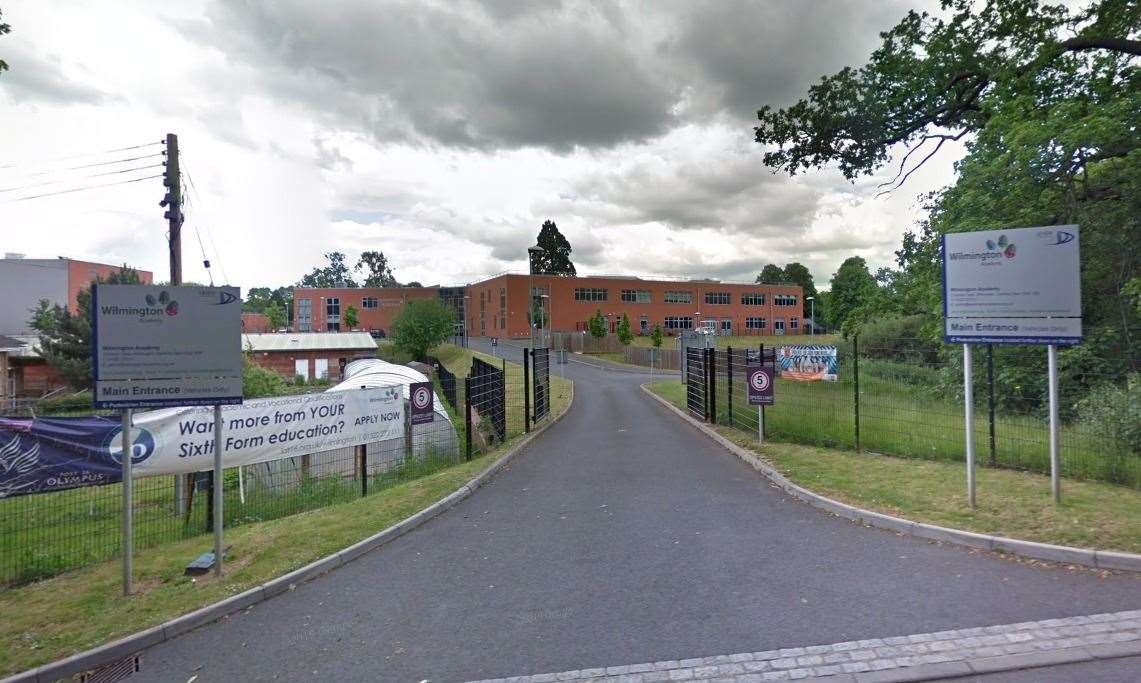 A year ten pupil has tested positive for coronavirus at Wilmington Academy in Dartford. Photo: Google