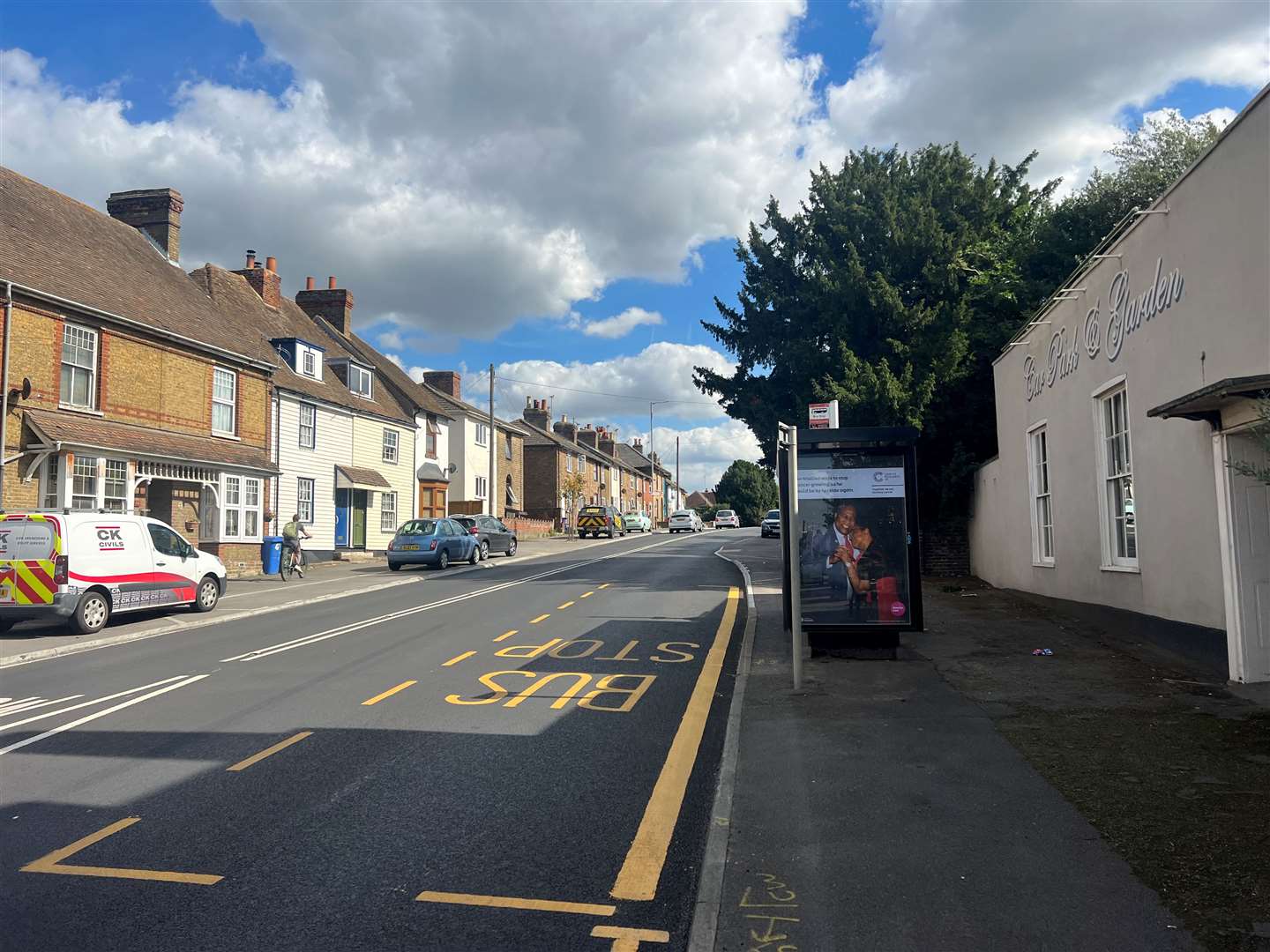 Outside the Dover Castle Pub in Teynham. Picture: Megan Carr