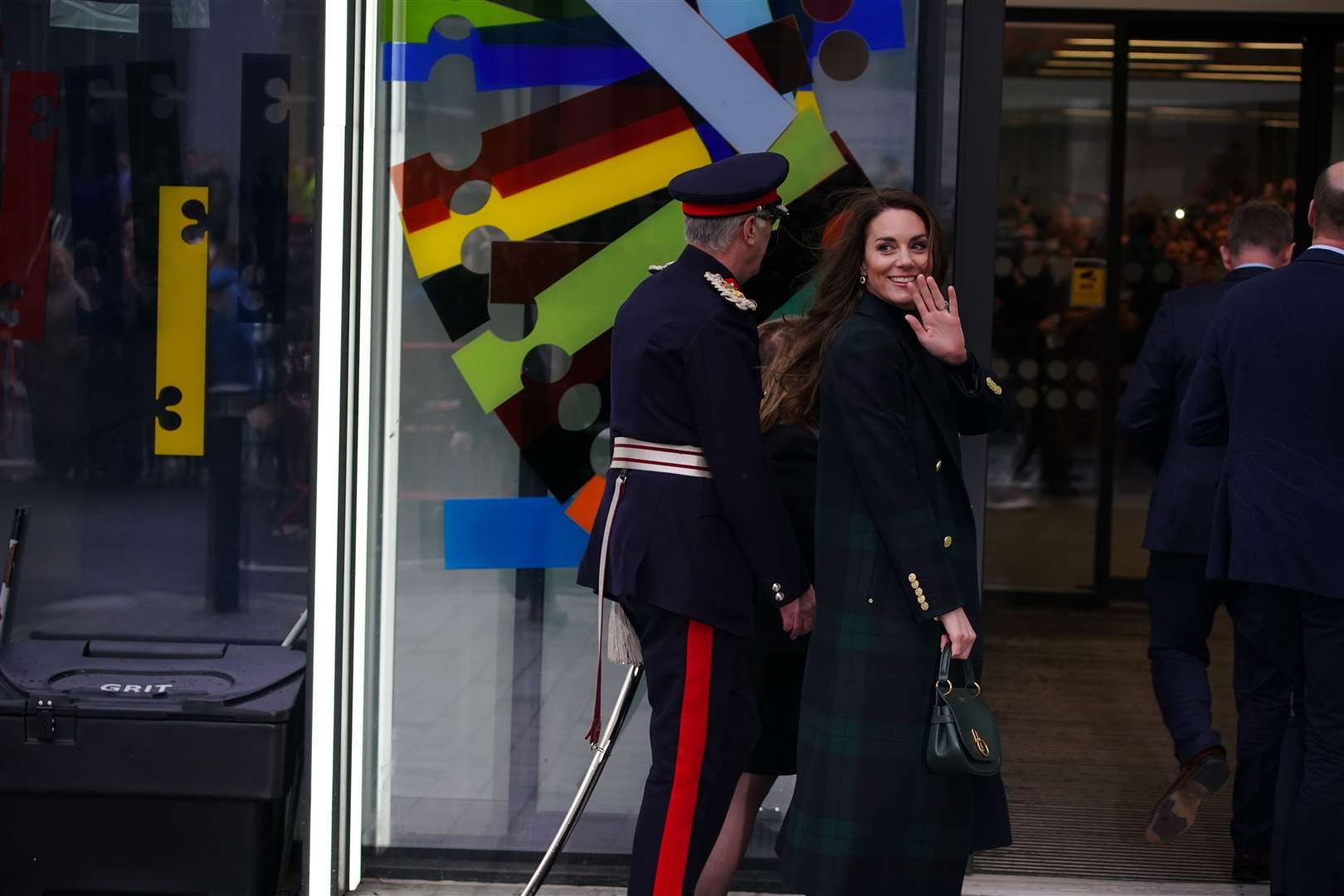 The Prince and Princess of Wales arrive to officially open the new Royal Liverpool University Hospital, Liverpool (Peter Byrne/PA)
