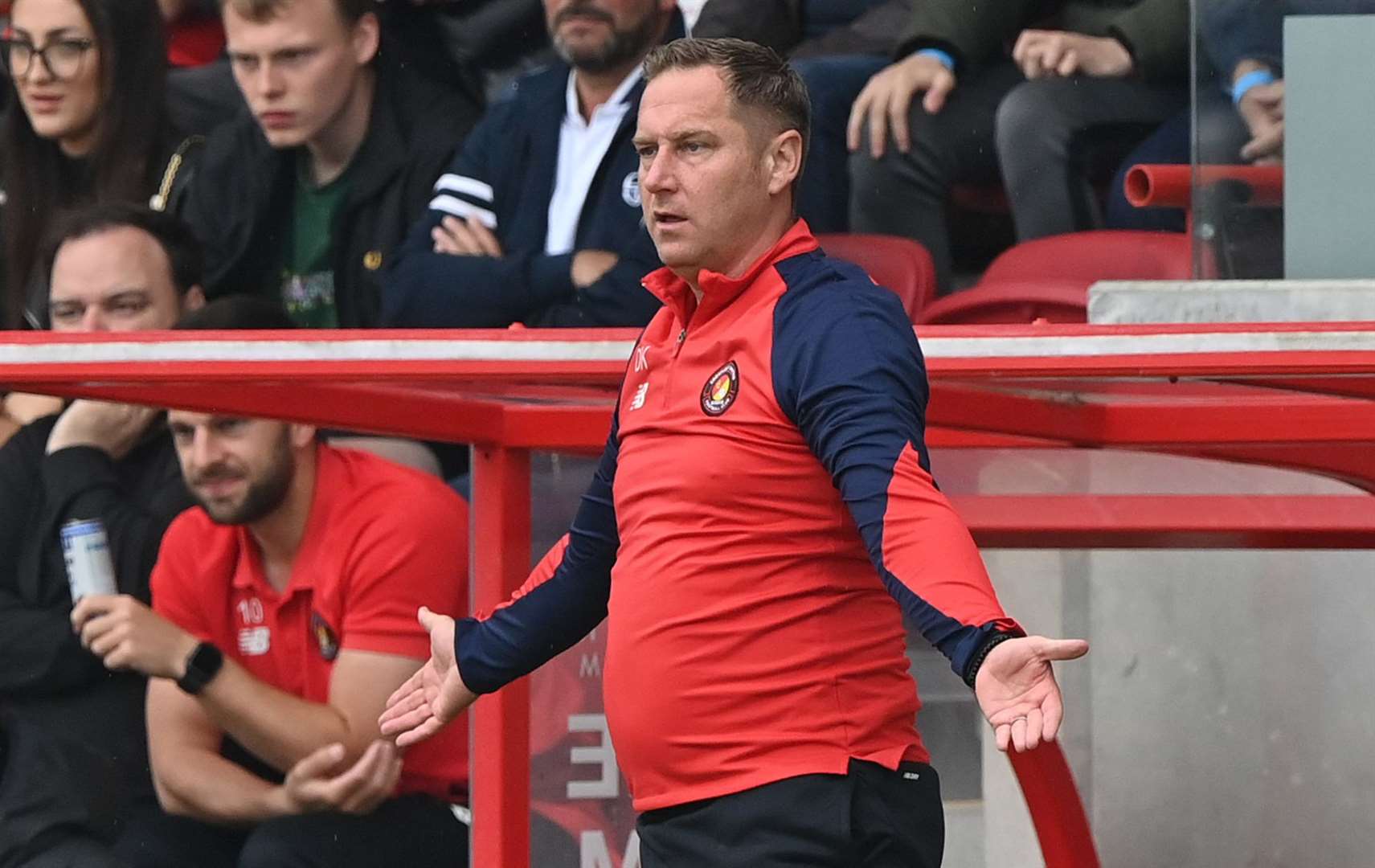 Ebbsfleet manager Dennis Kutrieb. Picture: Keith Gillard