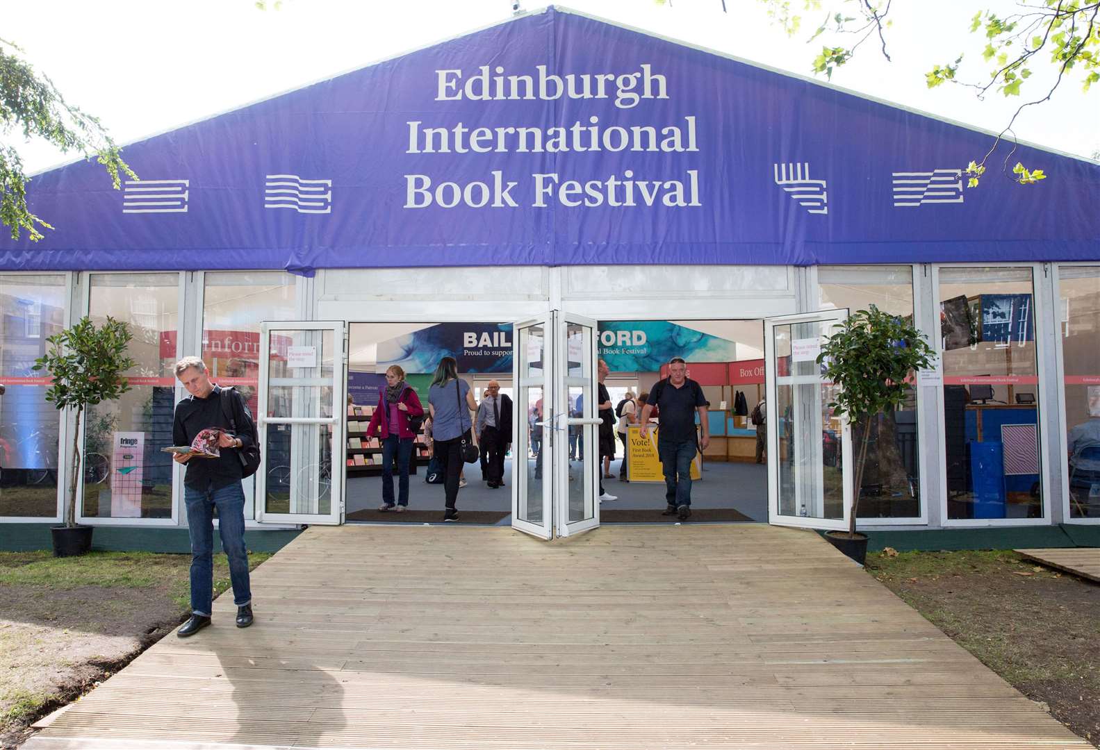 The Edinburgh International Book Festival normally takes place in Charlotte Square (Robert Perry/PA)