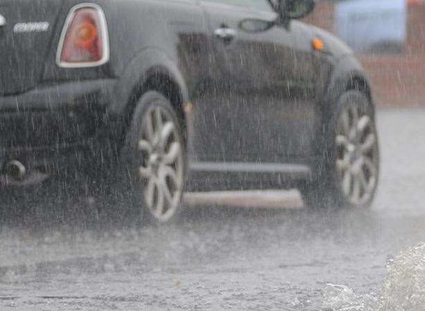 Roads were flooded. Stock picture