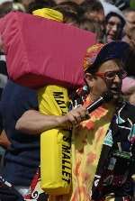 Timmy Mallett at It's a Knockout at Detling last year