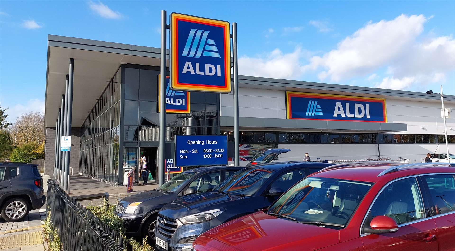Aldi’s current Ashford supermarket opened in Victoria Road in 2018