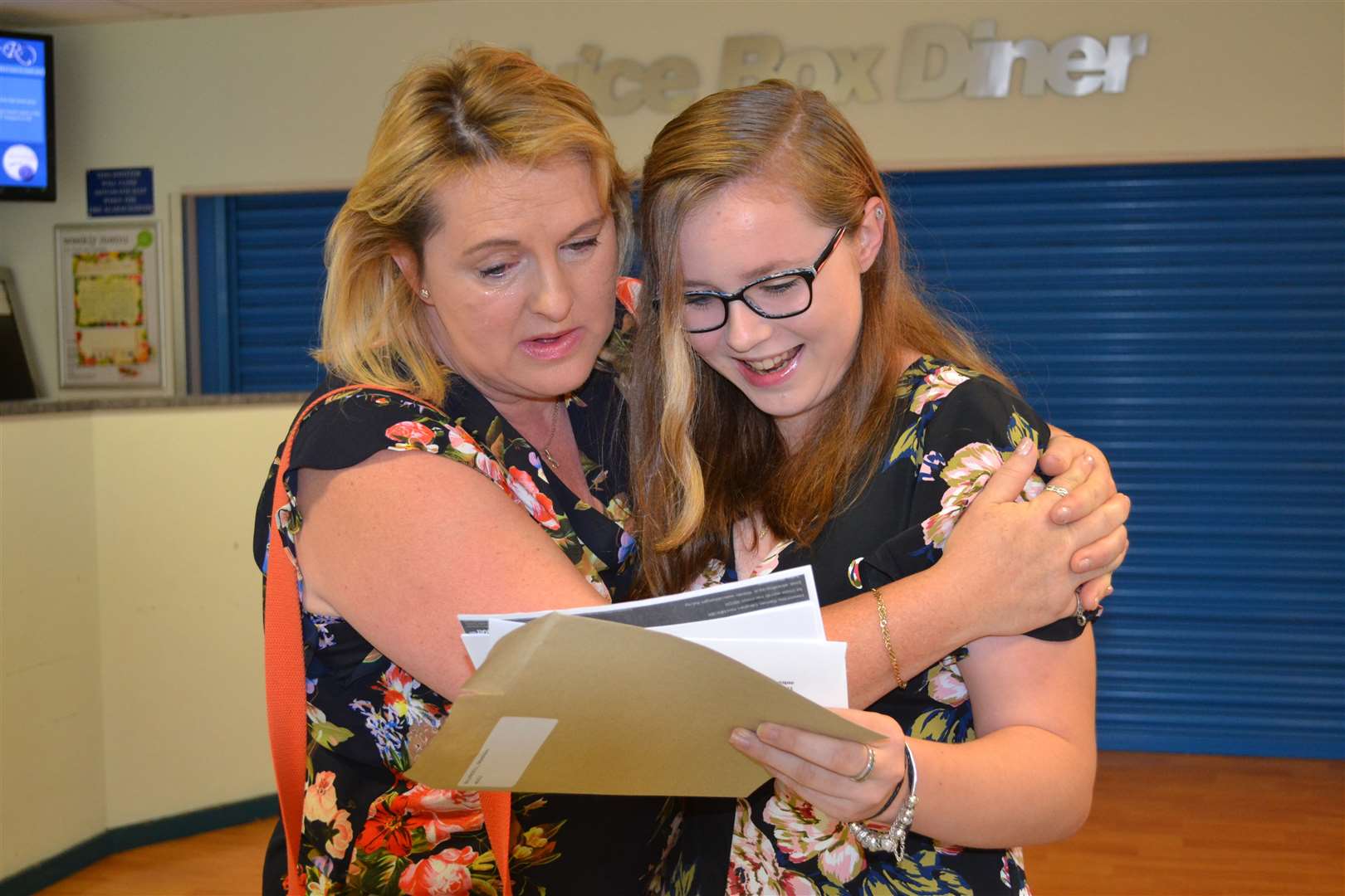 Rainham School for Girls' Madison Blundell with her results (15612329)