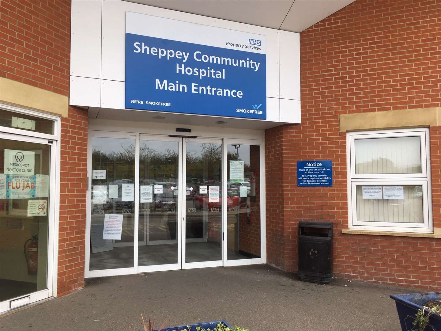 Sheppey Community Hospital in Plover Road, Minster