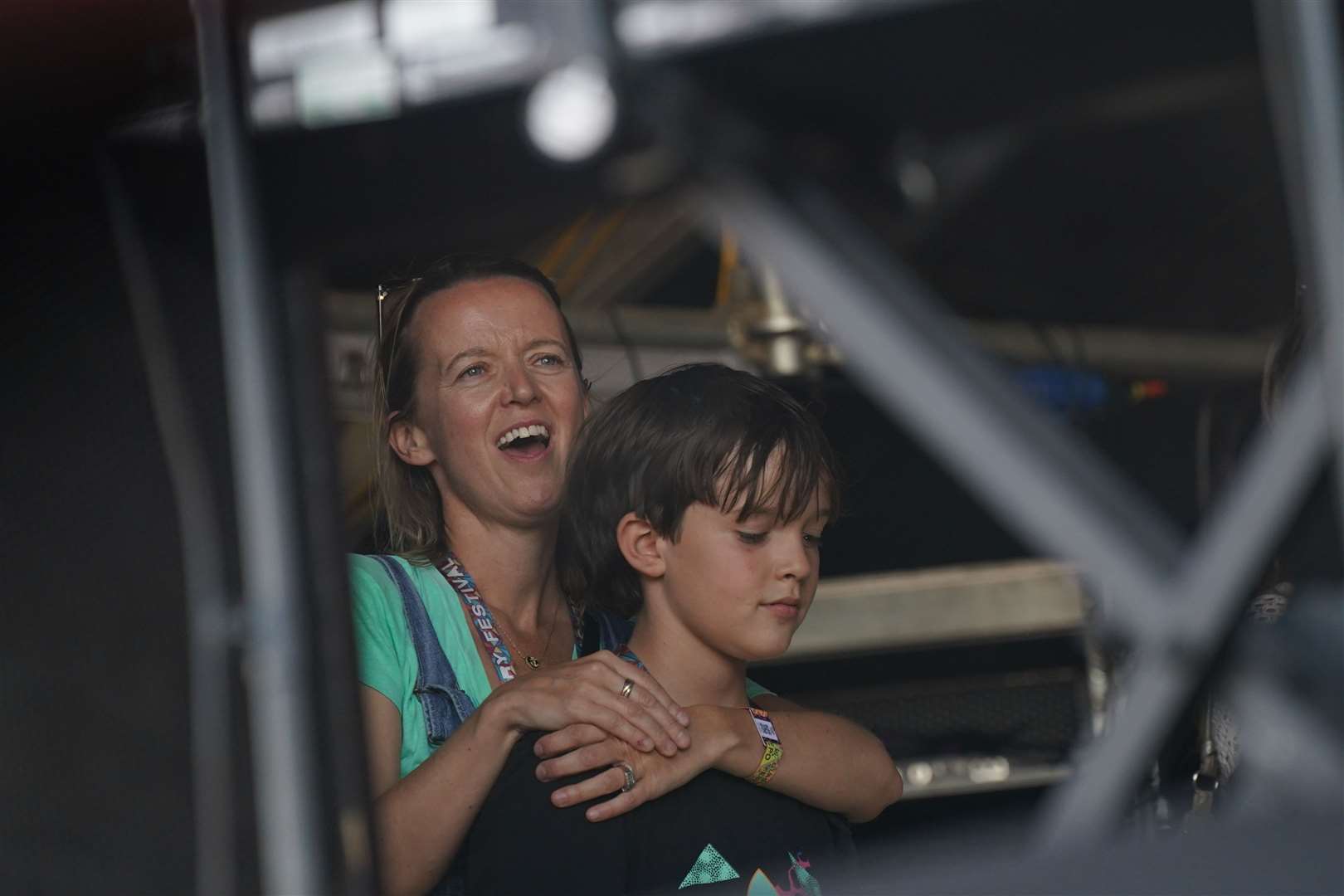 Emily Eavis said it was ‘really nice’ to see her father kick off the festival (Yui Mok/PA)