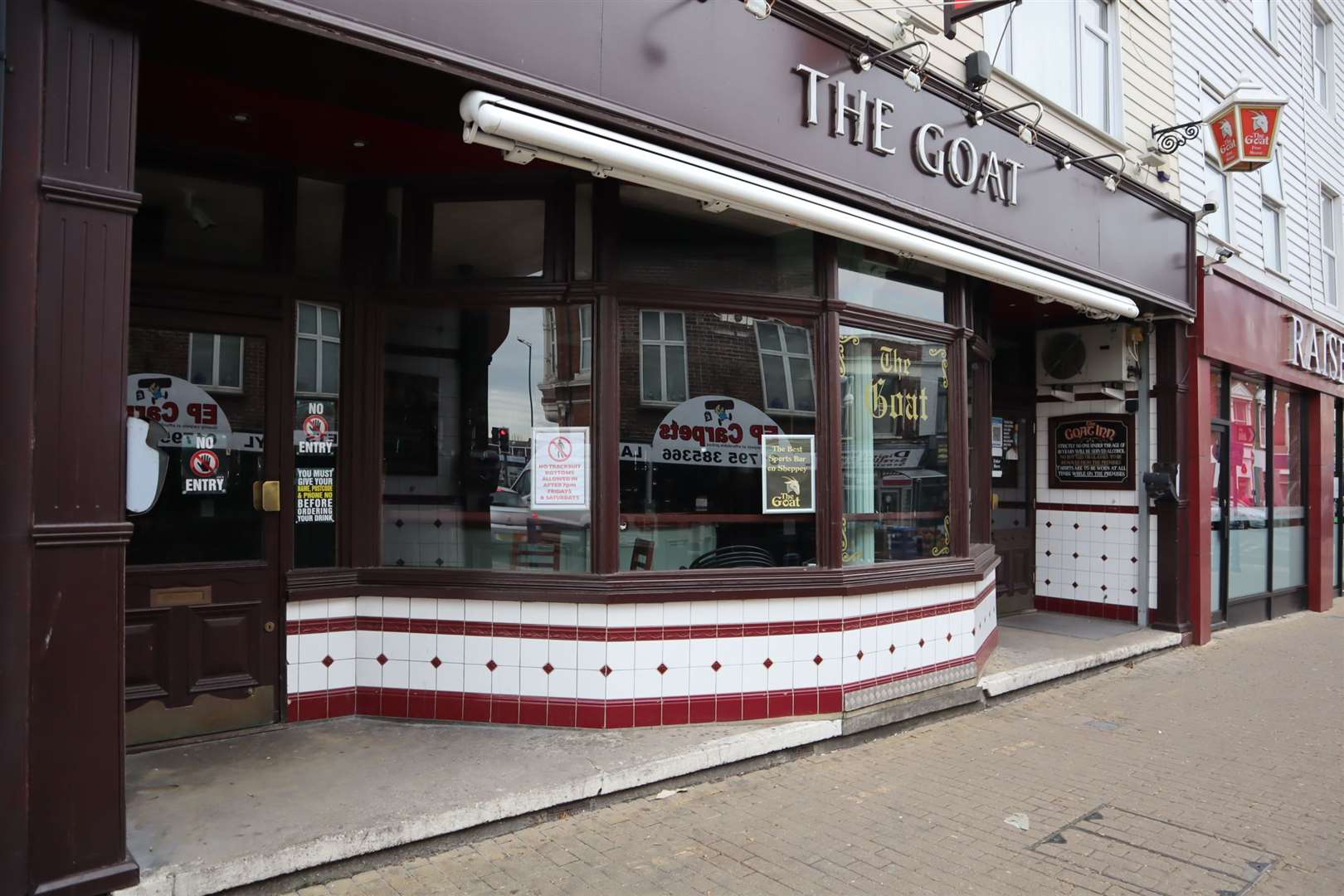 Still closed: pubs like The Goat Inn in Sheerness High Street