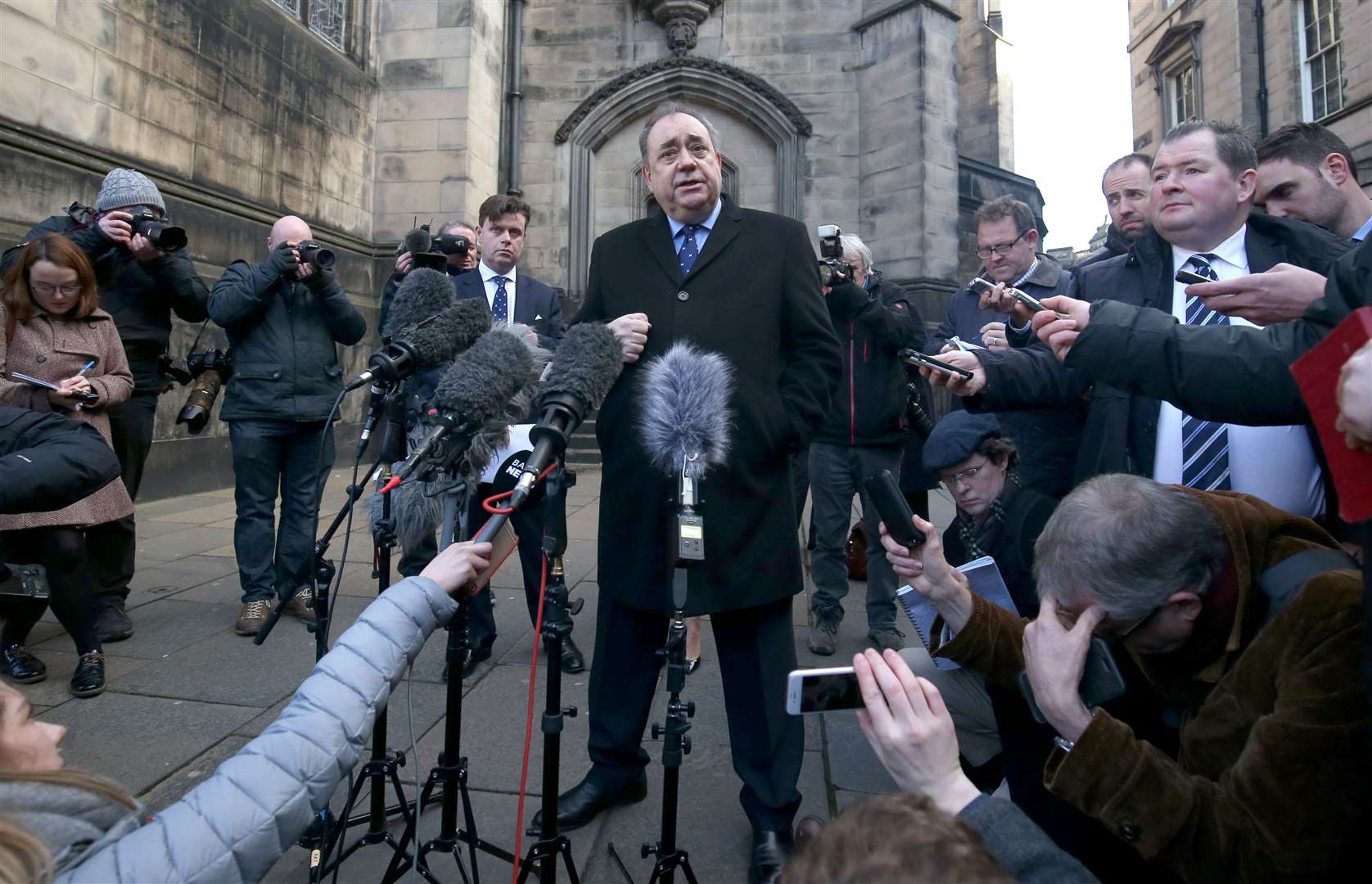 Alex Salmond took the Scottish Government to court for the way it handled harassment allegations made against him (Jane Barlow/PA)