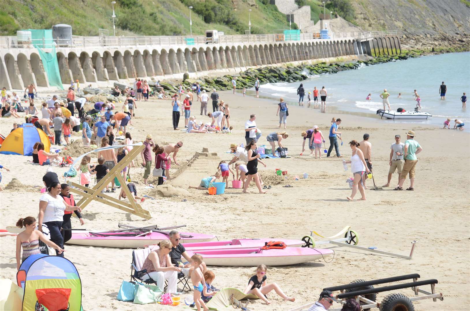 Folkestone came second in a list of the UK's sunniest places