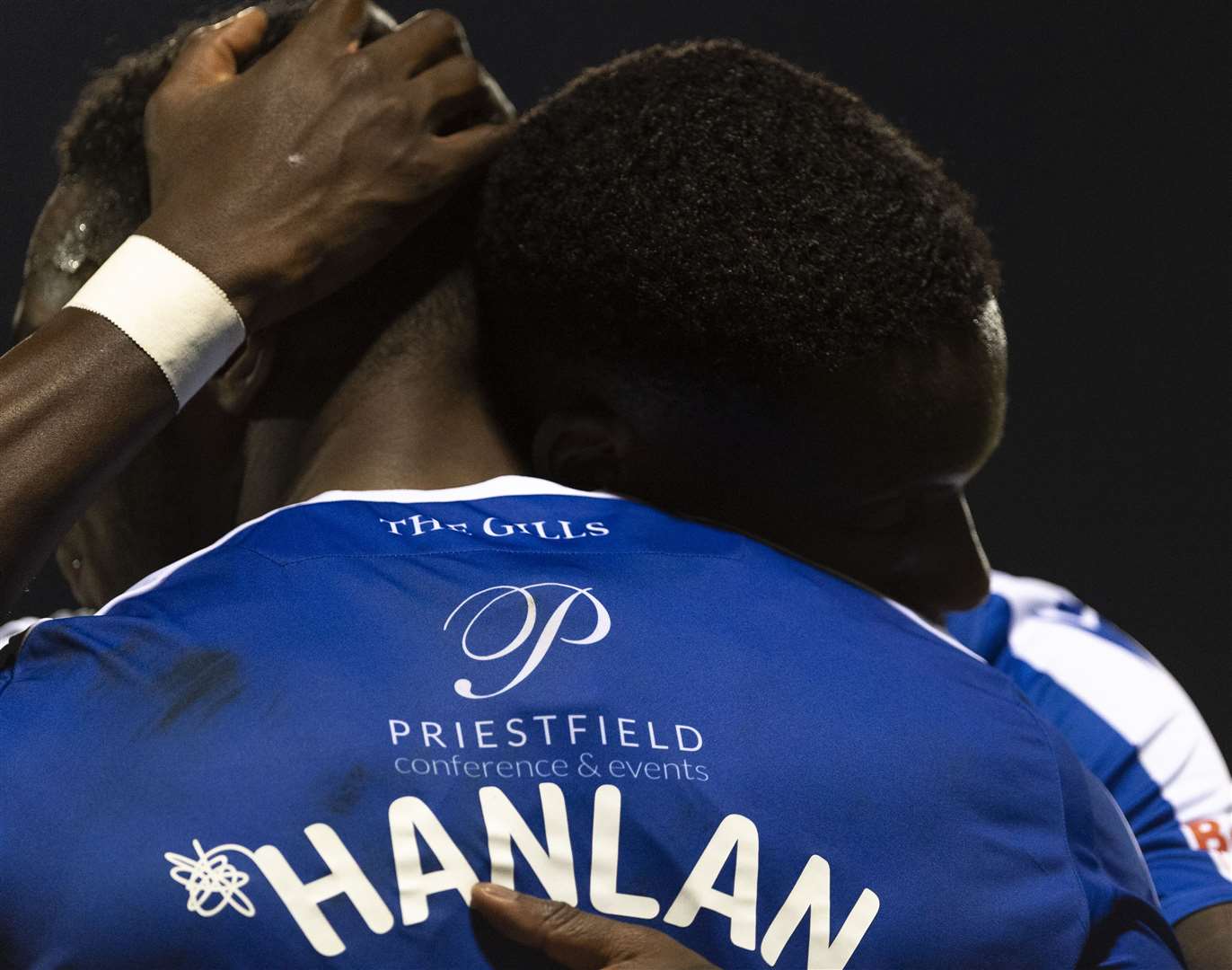 Brandon Hanlan is congratulated for scoring Gillingham's first round winner against Sunderland last season