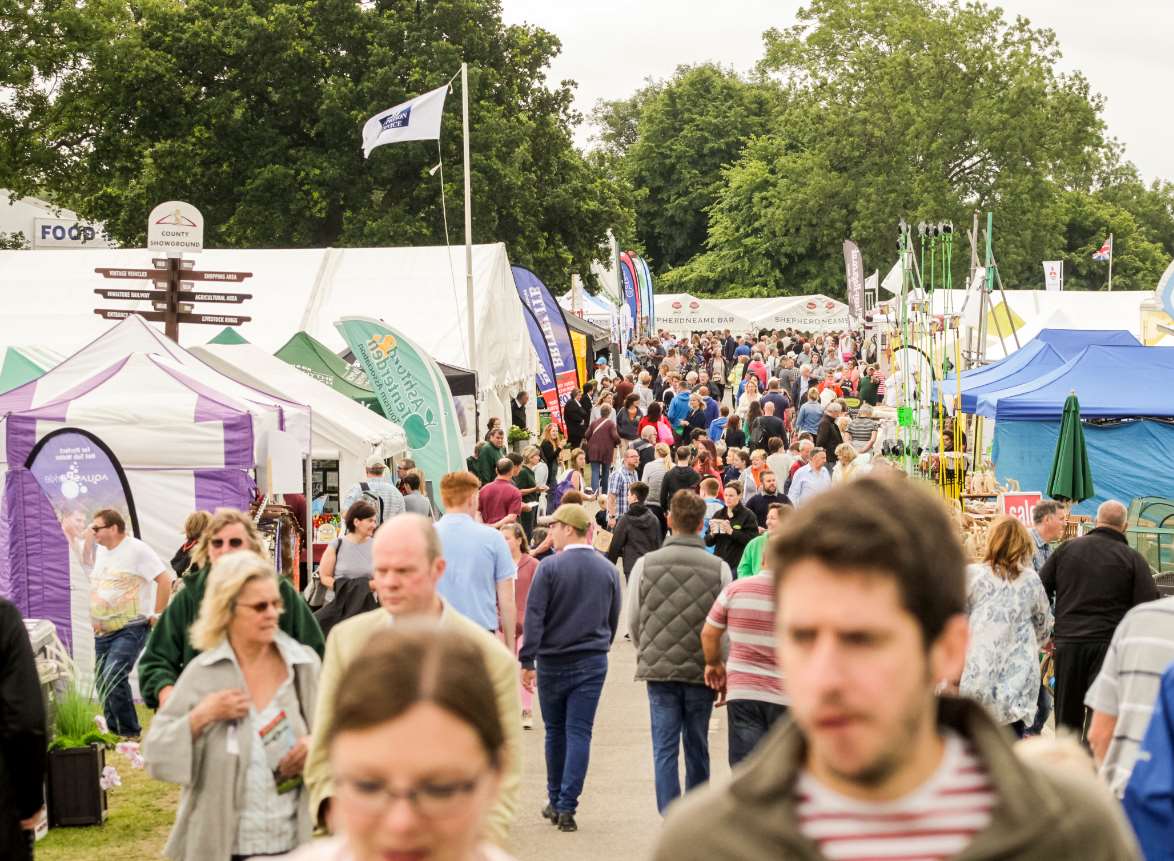 Organisers of the Kent County Show, Kent Showground, Detling, step up ...