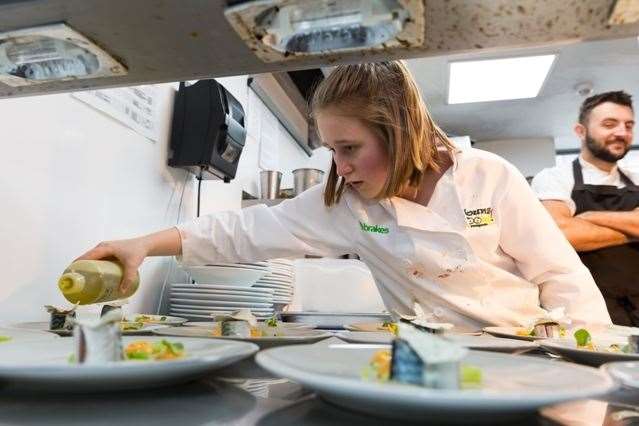 Anya Goodman at work in the kitchen (30675886)