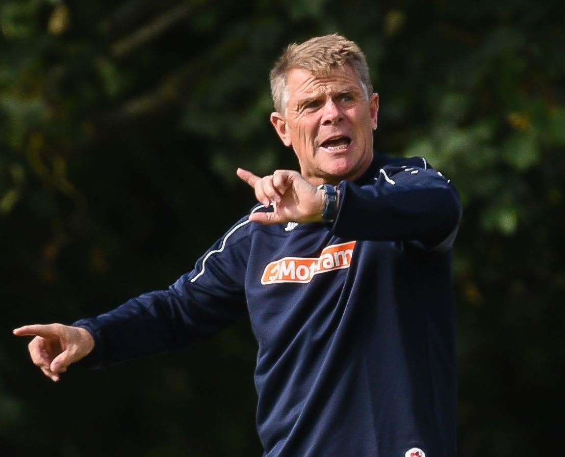 Dover manager Andy Hessenthaler Picture: Alan Langley