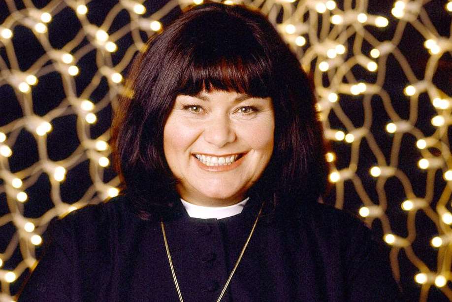 Dawn as Geraldine in the Vicar of Dibley