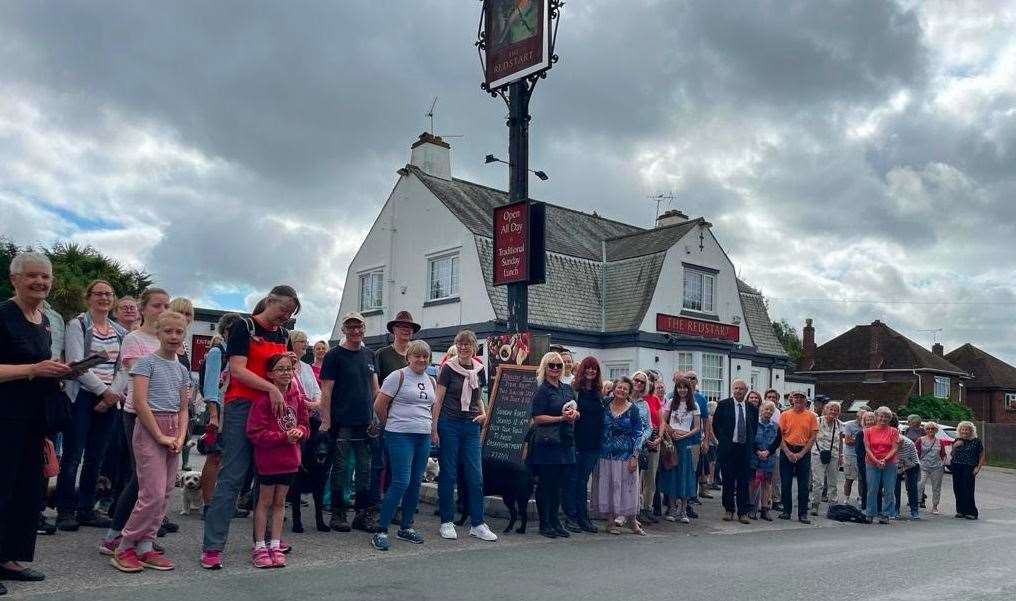 There have been several protest walks against the expansion of the quarry