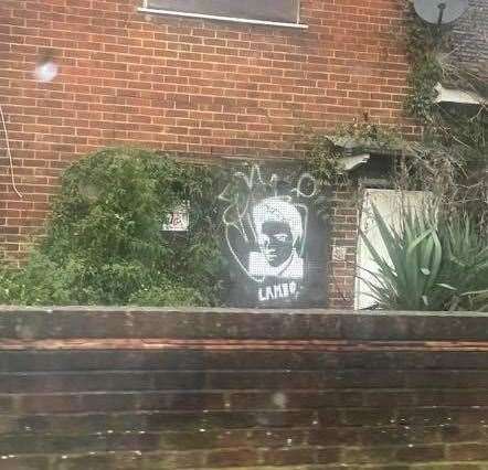 Elvis has reappeared at the vacant home in Canterbury. Picture: Zoe Plummer