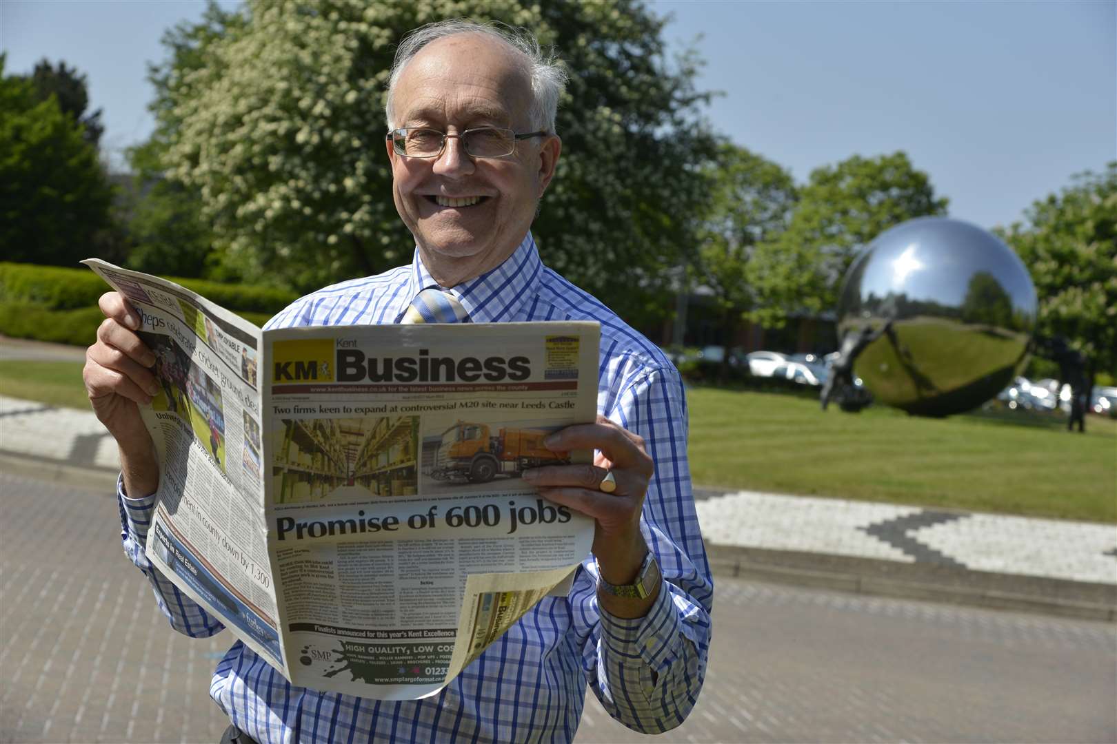 Former KM Group business editor Trevor Sturgess launched Kent Business 25 years ago