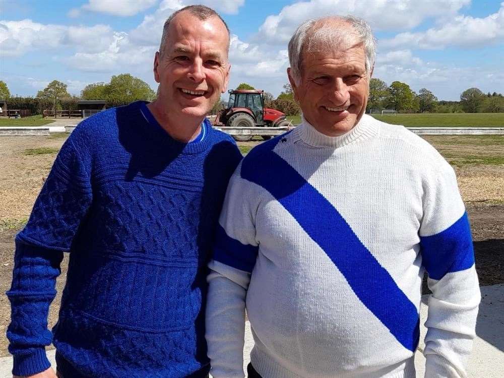 Gary Kirton with jockey Bob Champion